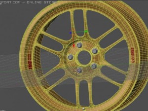 4 rim collection 3Dモデル