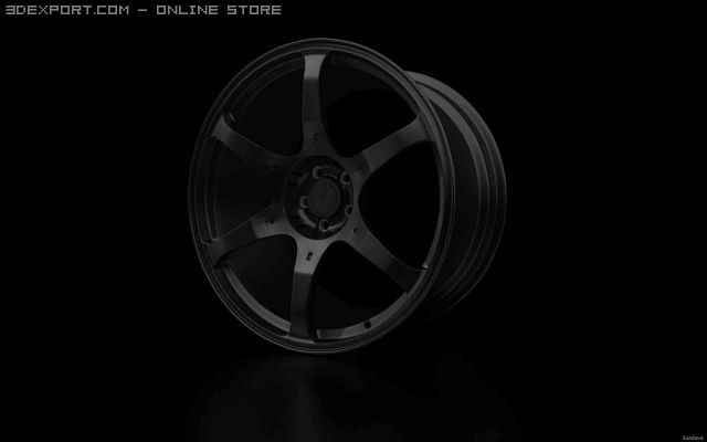 volk racing g2 rim 3D मॉडल .c4d .max .obj .3ds .fbx .stl .blend 