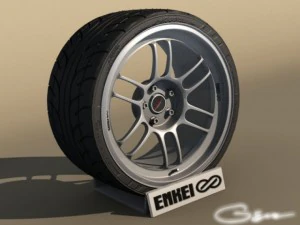 Collection 4 jantes Modèle 3D