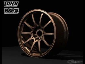 Collection 4 jantes Modèle 3D