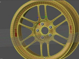 Collection 4 jantes Modèle 3D