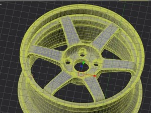 Collection 4 jantes Modèle 3D