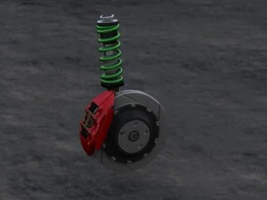 front suspension 3D Model