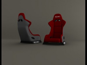 recaro sportseat 3D 모델