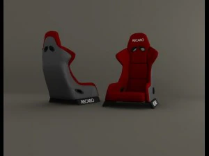 레카로 스포츠 시트 3D 모델