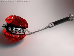 mazza di cristallo Modello 3D
