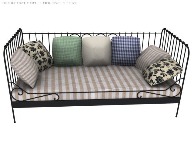 sofa meldal 3D Model .c4d .max .obj .3ds .fbx .stl .blend 