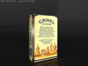 camel cigarettes 3Dモデル