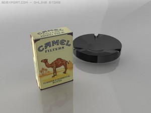 camel cigarettes 3Dモデル