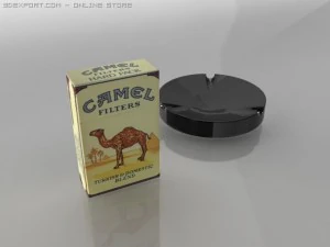 camel cigarettes 3D Model