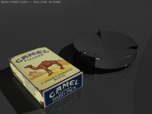 camel cigarettes 3D Model