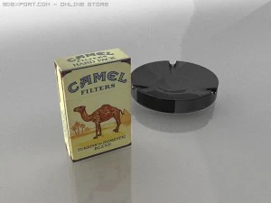 camel cigarettes 3D Model
