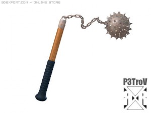morning star   flail Modèle 3D