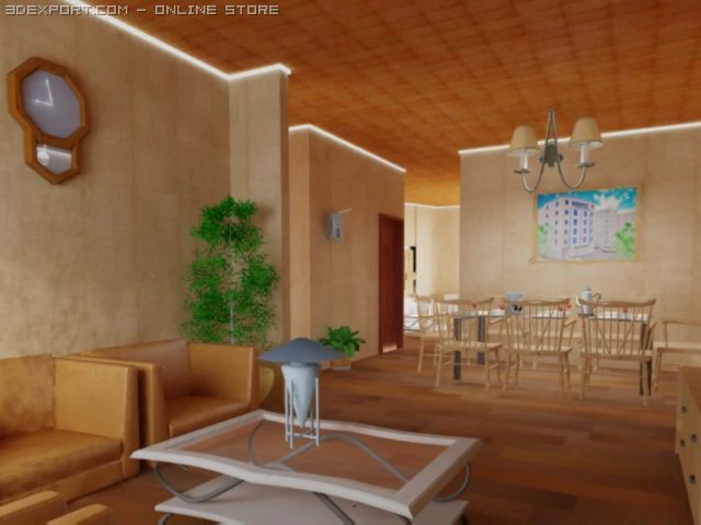 savil palace 3D Model .c4d .max .obj .3ds .fbx .stl .blend 
