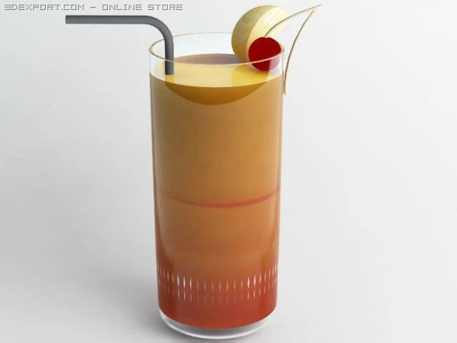 tequilasunrise 3D Model .c4d .max .obj .3ds .fbx .stl .blend