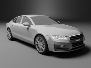 audi a7 sport back Modello 3D