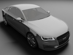 audi a7 sport back 3Dモデル