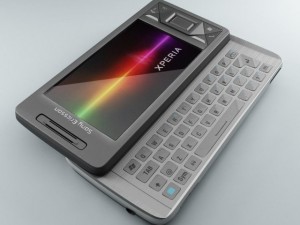 sony ericsson xperia x1 3D-Modell