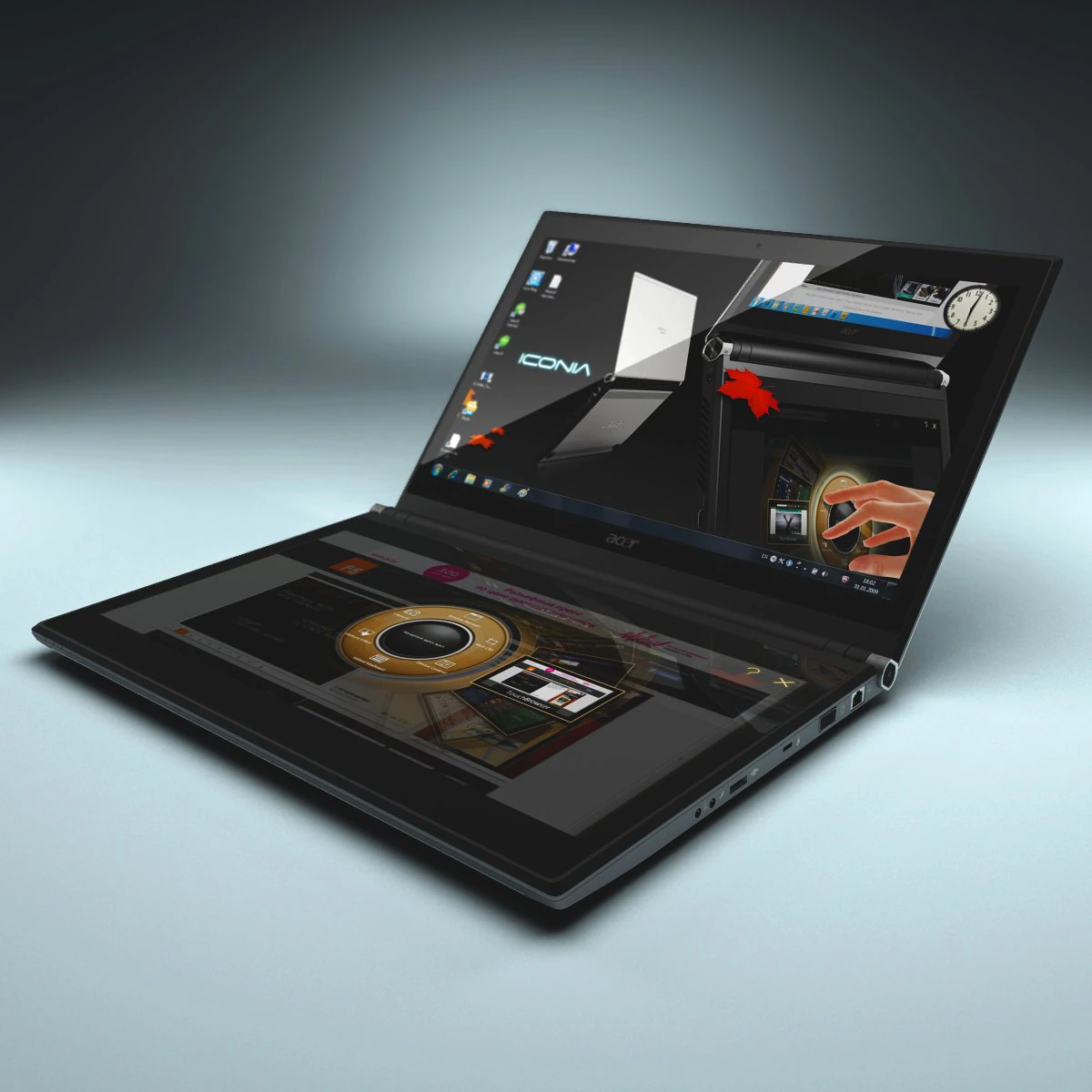 acer iconia6120 Modello 3D .c4d .max .obj .3ds .fbx .stl .blend 