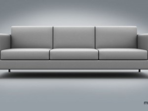 sofa simple 3 section 3Dモデル