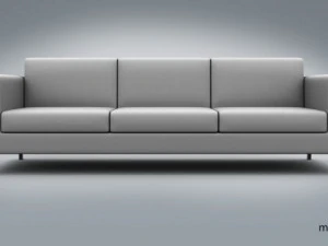 sofa simple 3 section 3D Model