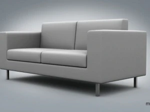 सोफ़ा सरल 2 खंड 3D मॉडल