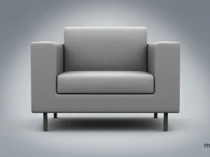 sofa simple single 3D Model