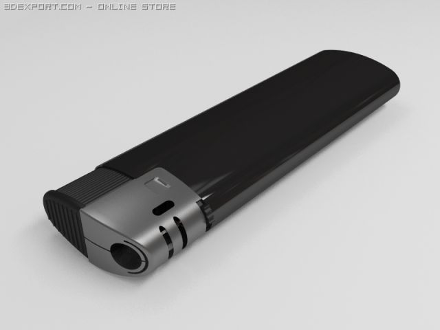lighter 3D Модель .c4d .max .obj .3ds .fbx .stl .blend 