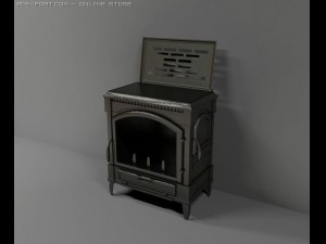 fireplace 3D-Modell