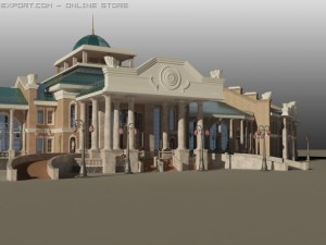 manor 3D Model