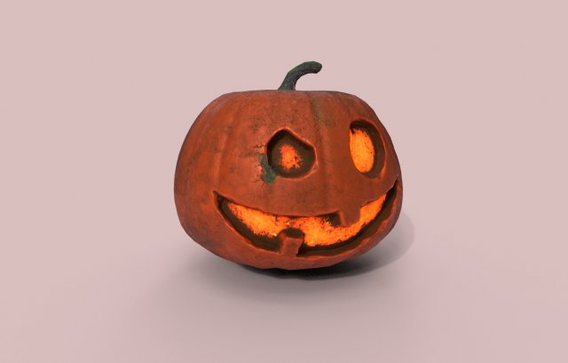 pumpkin 3D Модель .c4d .max .obj .3ds .fbx .stl .blend 