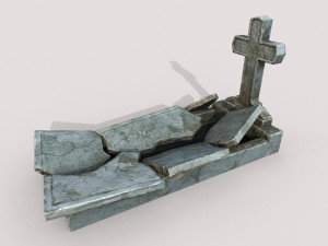 grave 3Dモデル