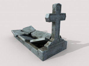 grave 3Dモデル