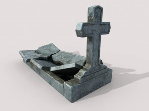 grave 3D Model