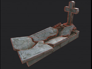 grave 3Dモデル