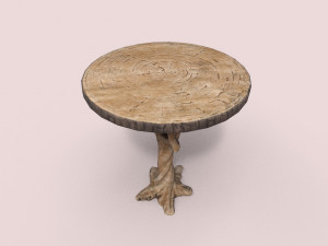 wooden table 3D Model