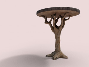 wooden table 3D Model