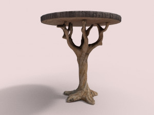 wooden table 3D Model
