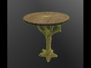 wooden table 3D Model