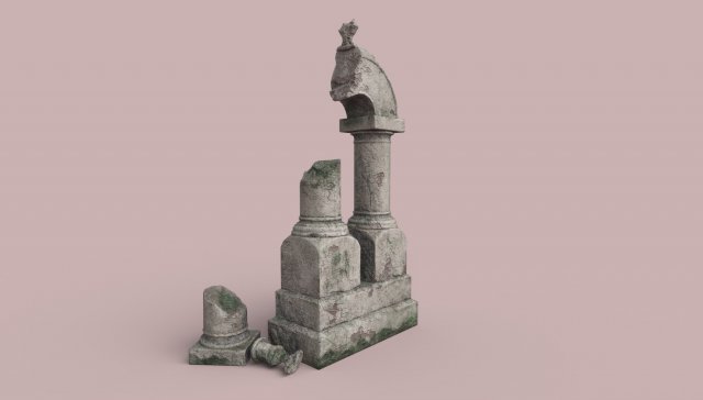 ruined arch 3Dモデル .c4d .max .obj .3ds .fbx .stl .blend 