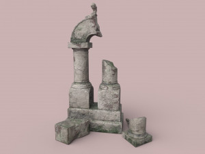 ruined arch 3Dモデル
