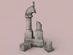 zniszczony łuk Model 3D