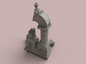 ruined arch 3Dモデル
