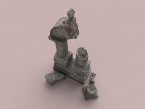 ruined arch 3Dモデル