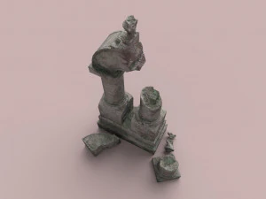 zniszczony łuk Model 3D