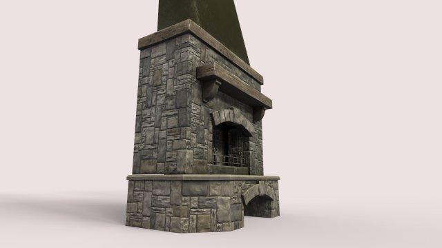 fireplace 3D 模型 .c4d .max .obj .3ds .fbx .stl .blend 
