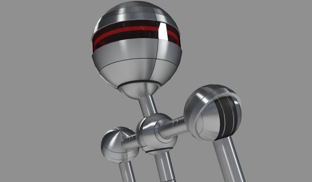 robot 3D 模型 .c4d .max .obj .3ds .fbx .stl .blend 