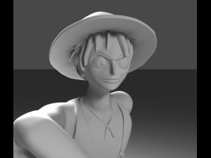 one piece monkey d luffy 3D Model