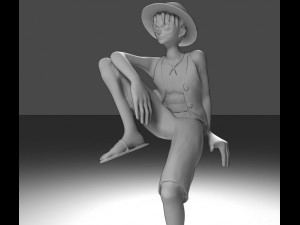 one piece monkey d luffy 3D 모델
