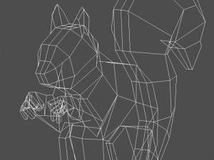 squirrel lowpoly 3D Model